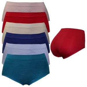 6 PK WOMEN PANTIES FULL CUT UNDERWEAR FULL COVER